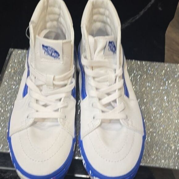 Vans Sk8-Hi Paint Sneakers - Picture 8 of 10